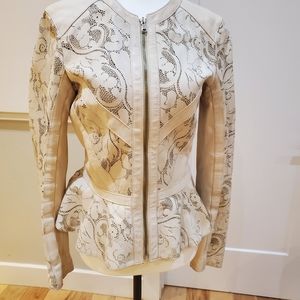 Vera Pelle Italian cream jacket